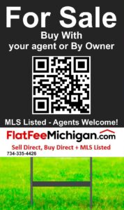 flat fee mls michigan yardsign